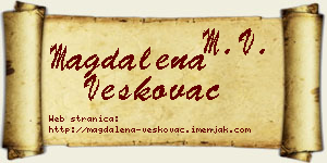 Magdalena Veškovac vizit kartica